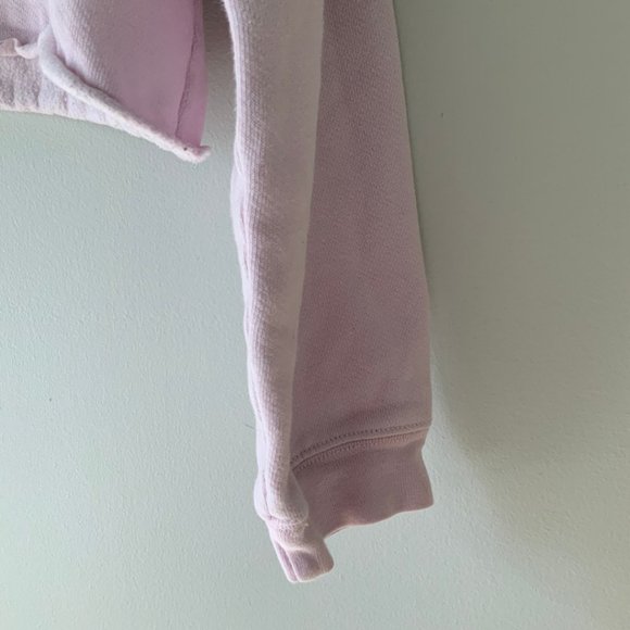 Light Pink Sunday Best Cropped Fleece Polo - Picture 7 of 12